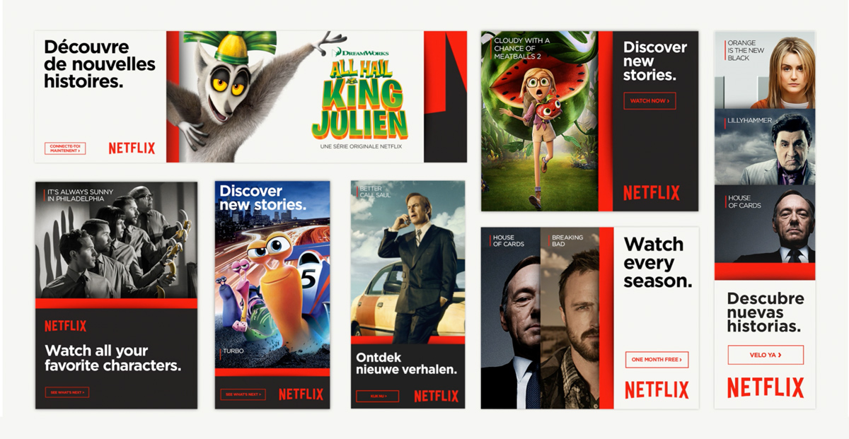 Grafica para la comunicación de Netflix
